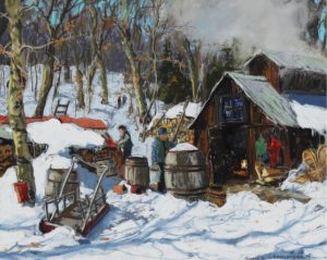 Horace Champagne: MAPLE SYRUP IN THE OLD FASHIONED WAY