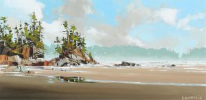 Allan Dunfield: BROKEN ISLAND SHORE (BROKEN ISLAND GROUP NEAR UCLUELET B.C. ON VANCOUVER ISLAND)