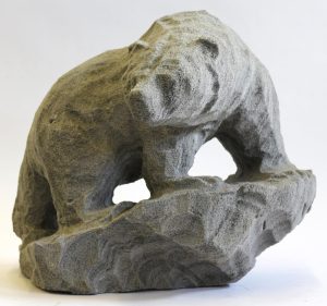 Mark Totan: GRIZZLY ON A ROCKY OUTCROP