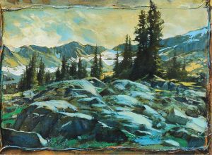 David Langevin: BLUE ROCKS COLLAGE