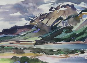 Brent R. Laycock: SOFA MOUNTAIN MORNING (WATERTON)