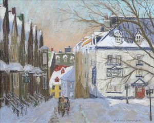 Horace Champagne: RUE LA PORTE, VILLE DE QUEBEC