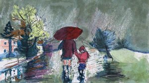 Henri Leopold Masson: SOUS LA PLUIE