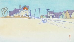 Walter Joseph Phillips: A SUBURBAN STREET