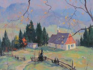 John Eric Benson Riordon: OCTOBER MORNING NEAR PIEDMONT