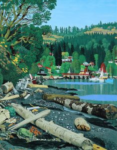 Edward John Hughes: VIEW OF MAPLE BAY