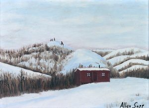 Allen Sapp: SKIING IN THE HILLS