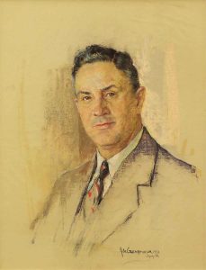 Nicholas de Grandmaison: PORTRAIT OF FRANK MCMAHON [1902-1986]