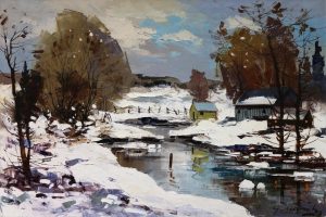 Geza (Gordon) Marich: RIVER IN WINTER