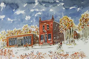 Janet Mitchell: FALL IN THE VILLAGE