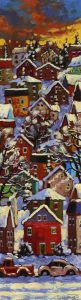 Rod Charlesworth: HOUSES ON A HILLSIDE