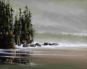 Allan Dunfield: MOODY DAY ON THE COAST