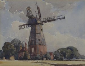 Alfred Crocker Leighton: BIDDENDEN MILL, ENGLAND