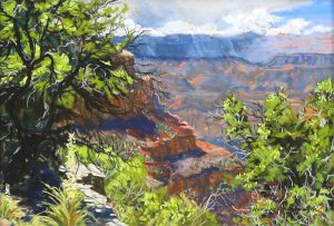 Horace Champagne: SOUTH RIM LOOKING WEST (ARIZONA)