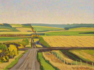 Illingworth Holey Kerr: THE OLD MUD ROAD, HARVEST TIME