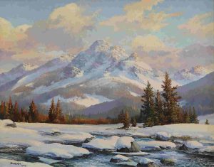 Duncan Mackinnon Crockford: EARLY MORNING, SEEBE, ALTA