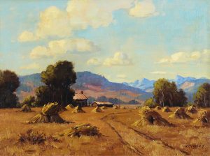 Roland Gissing: HARVEST IN THE FOOTHILLS