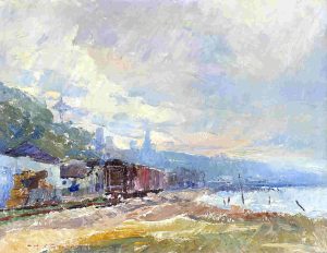 Orestes Nicholas (Rick) Grandmaison: SEATTLE HARBOUR SCENE