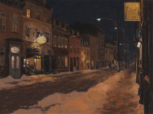 Horace Champagne: NIGHT LIGHTS ON RUE ST-URSULE