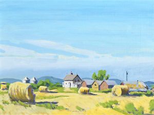 Robert F. M. McInnis: NANTON, ALBERTA (THE ARTIST’S FORMER HOUSE)