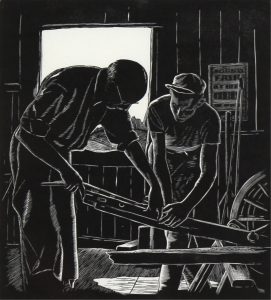 Leonard Hutchinson: BLACKSMITH SHOP