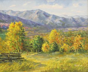 Paul Savard: AUTUMN TREES AND MOUNTAINS