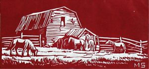 Margaret Dorothy Shelton: BARN AT SEEBE