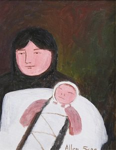 Allen Sapp: MOTHER WITH BABY