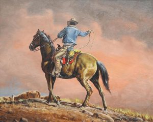 Jack Lee McLean: SUNDOWN HAZING (DOUGLAS LAKE, NEAR MERRITT, B.C.)