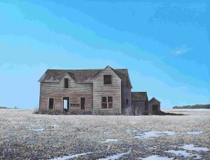 Jim Akerman: OLD HOUSE, CAMROSE, ALBERTA
