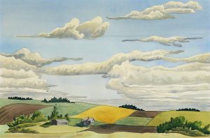 George J. Berry: SASKATCHEWAN FARM BUILDINGS SKETCHED 1946