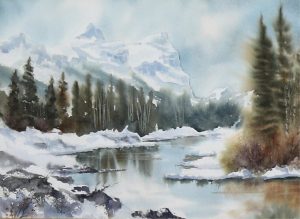 Elaine Fleming: BOW VALLEY SUNSET