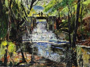 John Adrian Darley Dingle: THE MILL RACE IN MAY, NEAR STREETSVILLE
