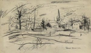 Henri Leopold Masson: WINTER STEEPLE