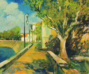 Philip Craig: LIME TREE, BANK OF THE RHONE