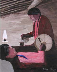 Allen Sapp: UNTITLED (DRUMMING)