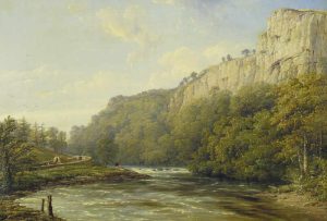 British School: UNTITLED (AFTERNOON BY A RIVER)