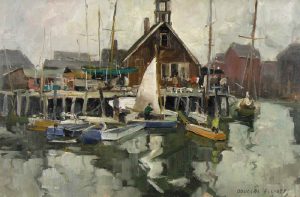 Douglas Ferguson Elliott: UNTITLED (HARBOUR SCENE)