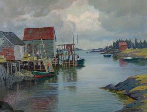 Frederick Henry Brigden: N.S. FISHING COVE LUNENBURG