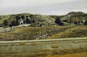 Joice M. Hall: DRIVING SOUTH #7 (MONTANA)