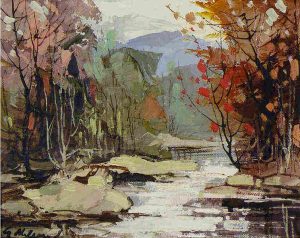 Geza (Gordon) Marich: UNTITLED (AUTUMN LANDSCAPE)  |  UNTITLED (AUTUMN LANDSCAPE)
