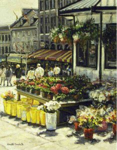 Chantal Touchette: LE MARCHE AUX FLEURS