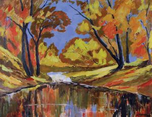 Janet Mitchell: UNTITLED (AUTUMN LANDSCAPE)