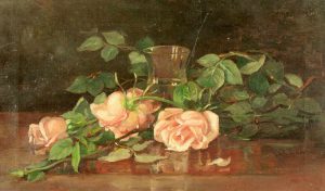 Mary Ella Williams Dignam: UNTITLED (STILL LIFE WITH ROSES)