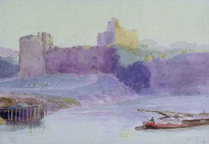 Frederic Marlett Bell-Smith: UNTITLED (CASTLE OVERLOOKING A RIVER)