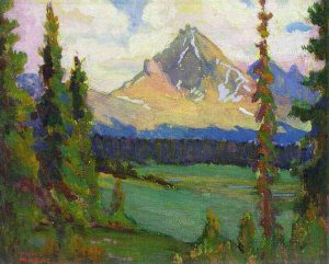Thomas Wilberforce Mitchell: CLITHEROE MOUNTAIN, CANADIAN ROCKIES