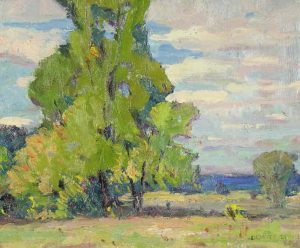 Dewitt Drake: UNTITLED (TREES AND BRUSHLAND)