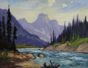 Roland Gissing: UNTITLED (EARLY MOUNTAIN LANDSCAPE)