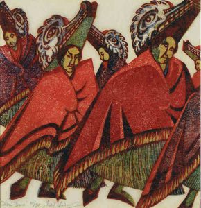 Sybil Andrews: INDIAN DANCE