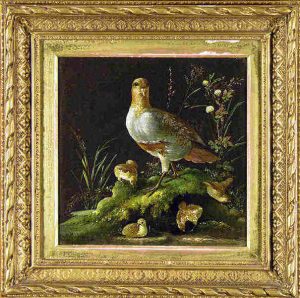 Unidentified Artist: UNTITLED (PHEASANT WITH CHICKS)  |  UNTITLED (PARTRIDGE WITH CHICKS)